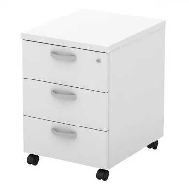 Mobile Pedestal 3-Drawers 40x48x56 White