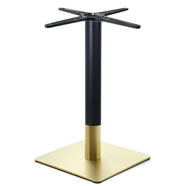 RIVA 45x45cm BAR Base #201 Gold Inox/Black (14,50 kg)