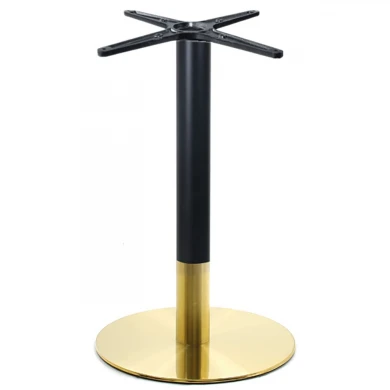 RIVA D.45/H72cm Base #201 Gold Inox/Black