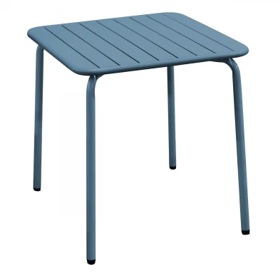 BRIO Slat Table-Pro 70x70cm Metal Sandy Blue 5415C