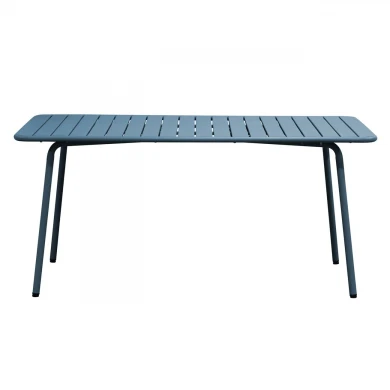 BRIO Slat Table-Pro 160x90cm Metal Sandy Blue 5415C