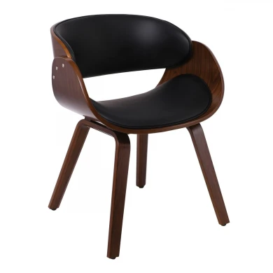 JOY Armchair-Pro Walnut/Pu Black