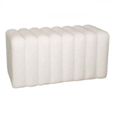 TOGO Stool Teddy Cream Fabric 80x40x41cm