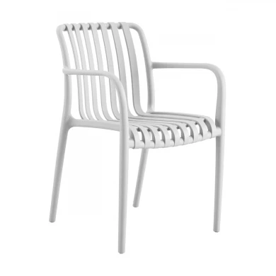 MODA Stackable Armchair PP-UV White