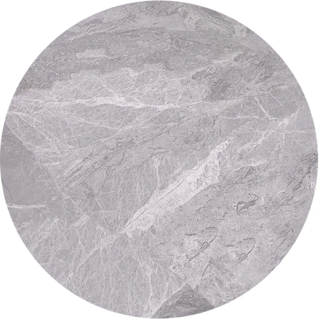 Sintered Stone Table Top D.60cm/11mm Grey Marble (under MDF 35x35cm)