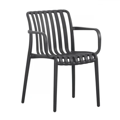 MODA-H Stackable Armchair PP-UV Black