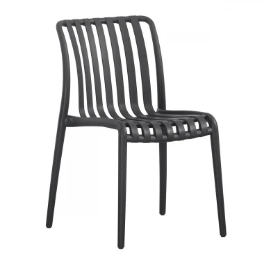 MODA-H Stackable Chair PP-UV Black