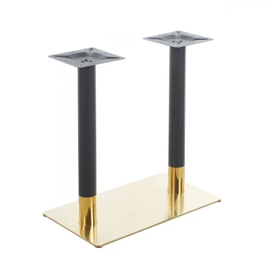 FLASH Metal Base 70x40cm H72cm Black/Gold