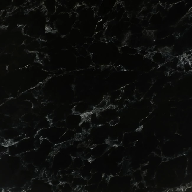 HPL Table Top 80x80cm/12mm Black Marble (UV)