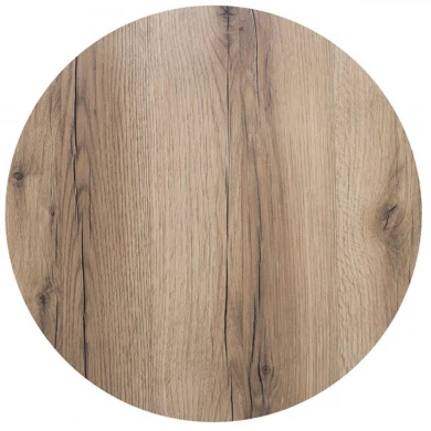 HPL Table Top D.120cm/12mm Natural Wood (UV)