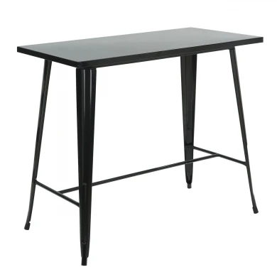 RELIX Τραπέζι Bar-Pro, Μέταλλο Βαφή Μαύρο 120x60x102cm