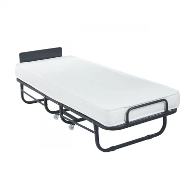 COLMAN Folding Bed 76x195x43cm/Mattress 12cm