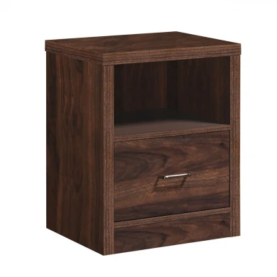 CALIBER Bedside 47x39x60 Walnut 1-Drawer