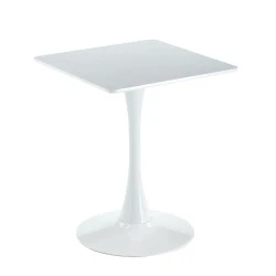 BREAK Table 60x60cm White Color, MDF-Metal