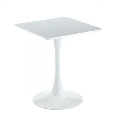 BREAK Table 60x60cm White Color, MDF-Metal