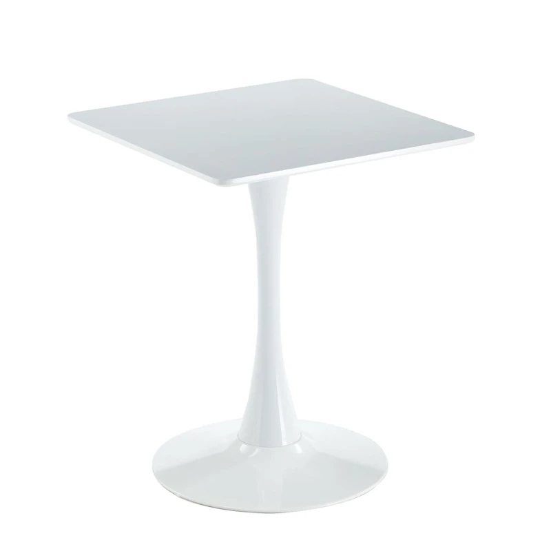 BREAK Table 60x60cm White Color, MDF-Metal