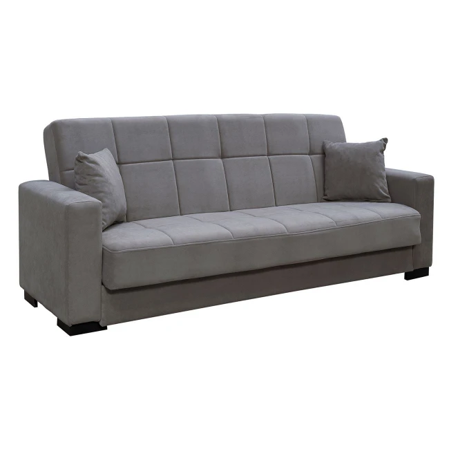 CARSON Sofa-Bed with Storage 3-Seater / Fabric Grey