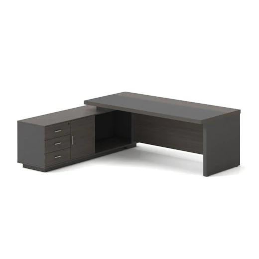 VIP Desk (LEFT) 200x180cm Grey Walnut