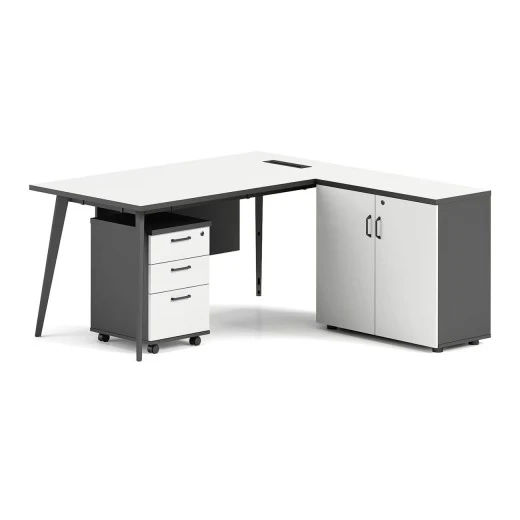 STATUS Reversible Desk 160x80cm Grey/White