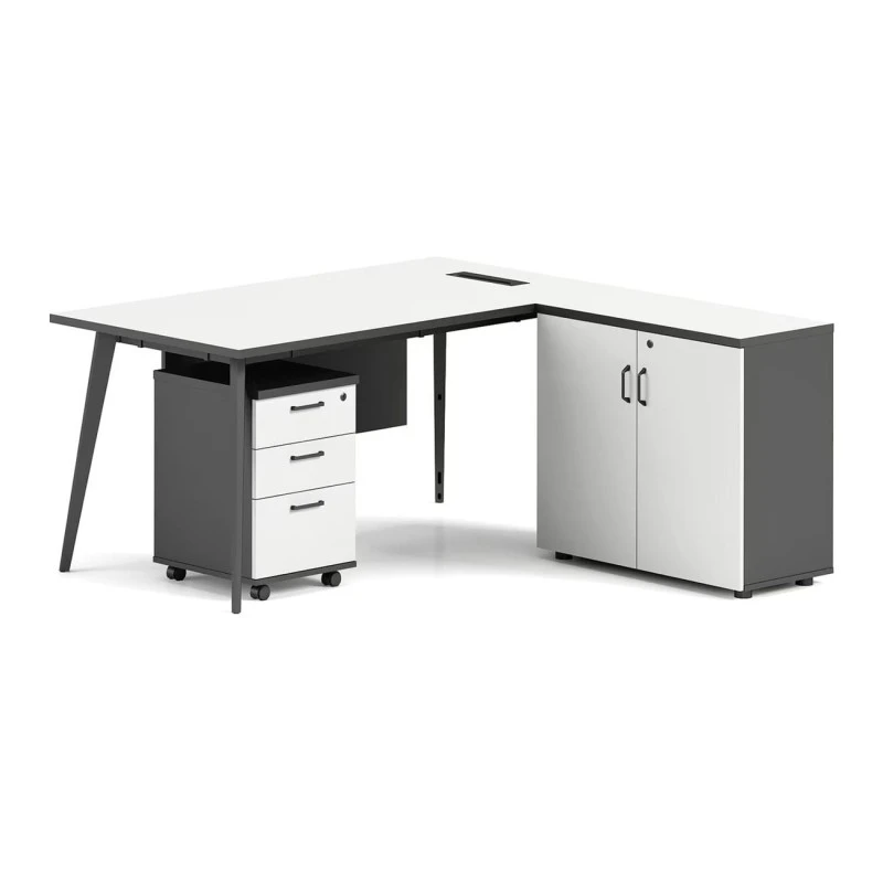 STATUS Reversible Desk 160x80cm Grey/White