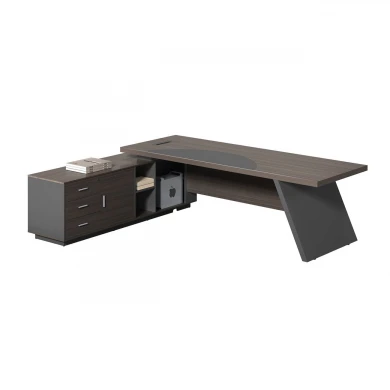 MASTER Desk (LEFT) 180x180cm Grey Walnut