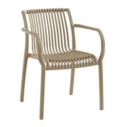MODENA Stackable Armchair PP-UV Tortora MODENA Stackable Armchair PP-UV Tortora