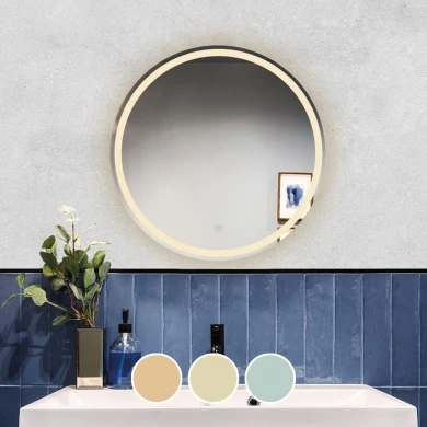 LED-2 Wall Mirror D60cm, Illuminated