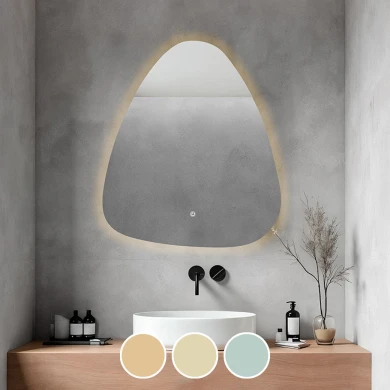 LED-4 Wall Mirror 60x70cm, Illuminated