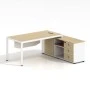 THESIS Right Corner Desk 180x160cm Beech/White