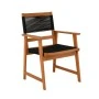 SPRING Dining Armchair, Acacia Natural, Rope Wicker Black