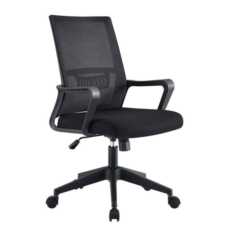 Καρέκλα γραφείου BF2965 ύφασμα mesh χρώμα μαύρο 63x58x97/107εκ.