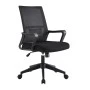 Καρέκλα γραφείου BF2965 ύφασμα mesh χρώμα μαύρο 63x58x97/107εκ.