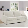 LESTER Καναπές - Κρεβάτι, Ύφασμα Μπεζ 180x98x89  Κρεβάτι:145x190cm