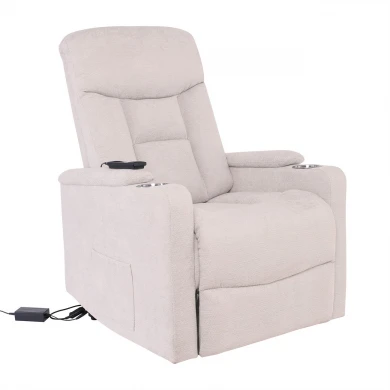 NANCY Lift-Relax Armchair, Fabric Beige (Electric Lift & Tilt)