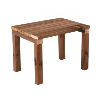 LUGANO Coffee Table 48x37cm Pine, Impregnated Walnut