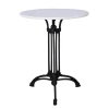 Sintered Stone Table Top D.60cm/11mm White Marble (under MDF 35x35cm)