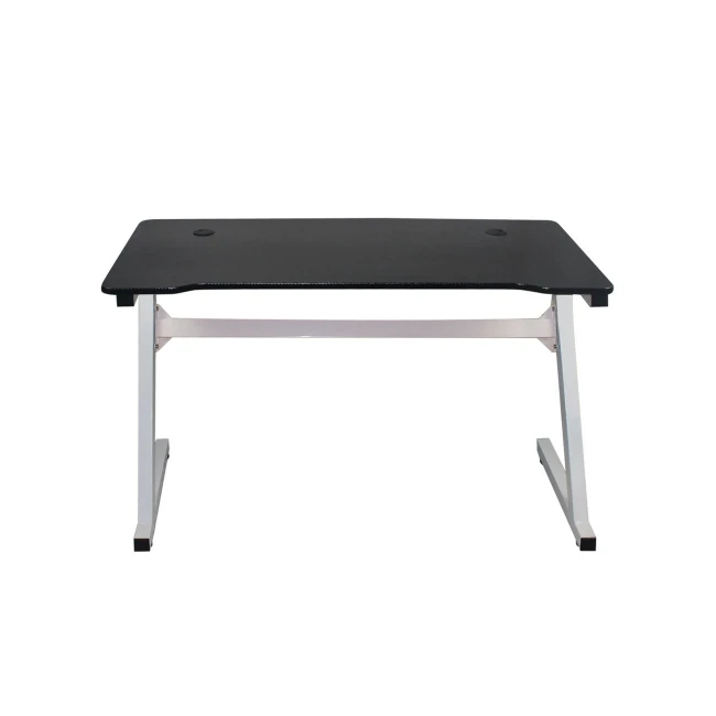 GAMING Desk 120x60x75cm Τype Carbon/White Steel