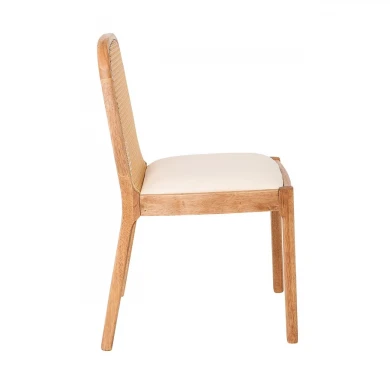 HENLEY Chair Natural, Pu Cream