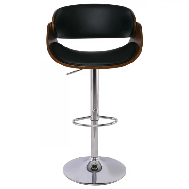JOY Bar Stool Walnut/Pu Black