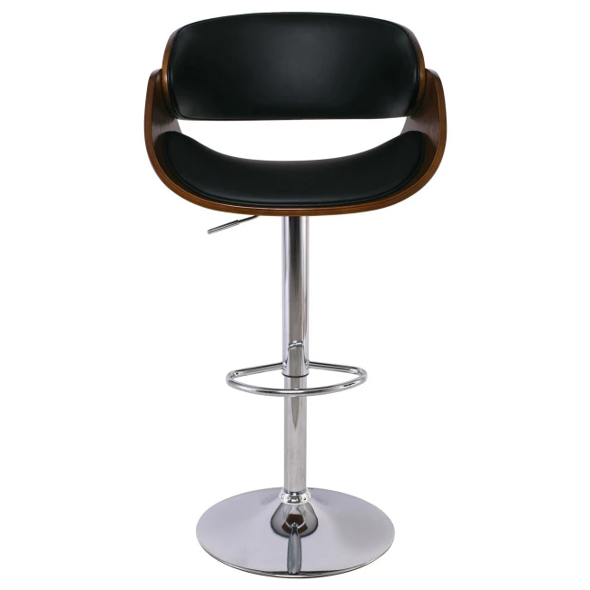 JOY Bar Stool Walnut/Pu Black