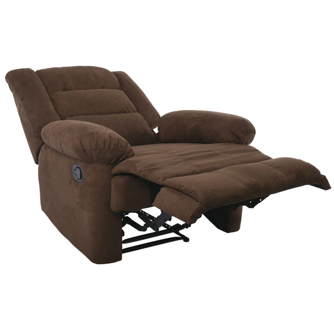 Πολυθρόνα JULIA RELAX με ύφασμα σε χρώμα καφέ  93x90x100εκ.