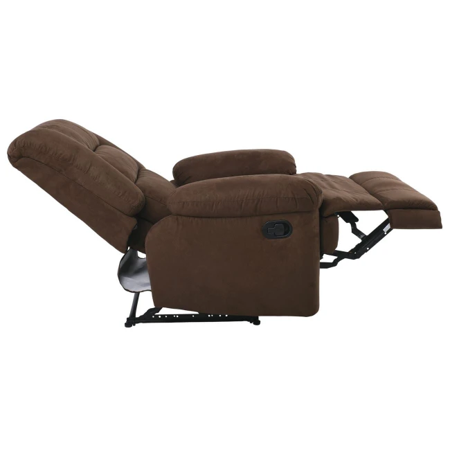 Πολυθρόνα JULIA RELAX με ύφασμα σε χρώμα καφέ  93x90x100εκ.