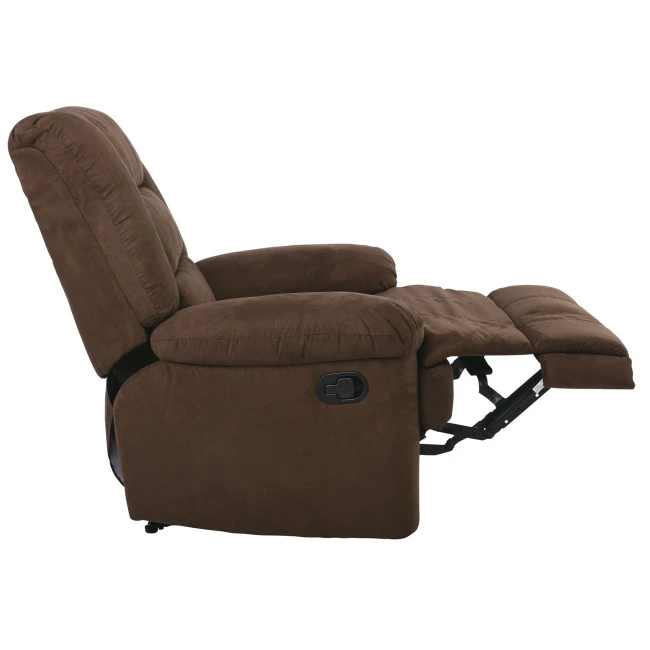 Πολυθρόνα JULIA RELAX με ύφασμα σε χρώμα καφέ  93x90x100εκ.