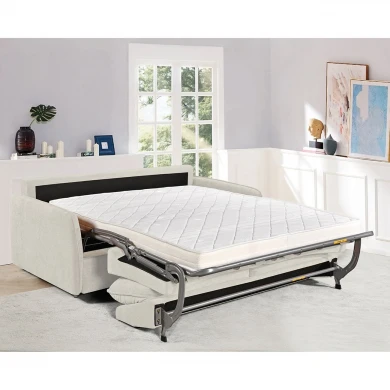 LESTER Καναπές - Κρεβάτι, Ύφασμα Μπεζ 180x98x89  Κρεβάτι:145x190cm