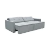 LIDRA Καναπές – Κρεβάτι 3Θέσιος, Ύφασμα Γκρι Sofa:220x110x90 Bed:137x196cm