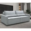 LIDRA Καναπές – Κρεβάτι 3Θέσιος, Ύφασμα Γκρι Sofa:220x110x90 Bed:137x196cm