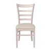 NATURALE Chair White Wash/Pu Ecru