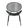 OLIVER Chair K/D Metal Mesh Black