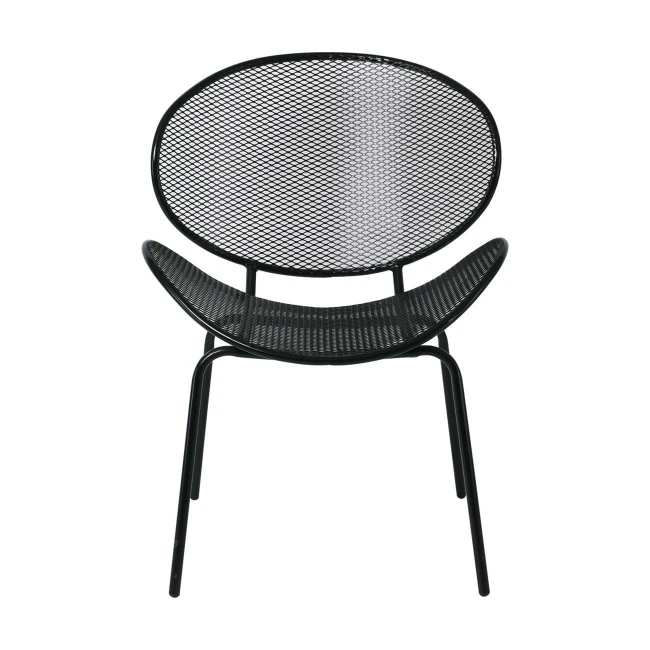 OLIVER Chair K/D Metal Mesh Black