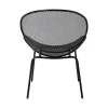 OLIVER Chair K/D Metal Mesh Black
